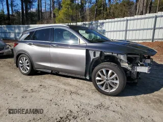 2021 Infiniti QX50 LUXE with VIN 3PCAJ5BB4MF115057, listed as a Copart auction lot 36149563 with 0 mi miles. Bid and sale history available at carsss.com. Image 4.