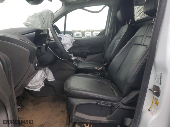 2022 Ford Transit Connect Van XL with VIN NM0LS7S29N1512420, listed as a Copart auction lot 83035024 with 0 mi miles and Salvage Title. Bid and sale history available at carsss.com. Image 7.
