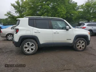2016 Jeep Renegade Limited with VIN ZACCJBDT4GPC75207, listed as a Copart auction lot 57262285 with 119,336 mi miles and Clean title. Bid and sale history available at DreamBid. Image 3.
