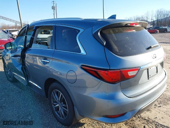 2018 Infiniti QX60 with VIN 5N1DL0MM9JC506458, listed as a IAAI auction lot 41439466 with 54,097 mi miles. Bid and sale history available at carsss.com. Image 3.