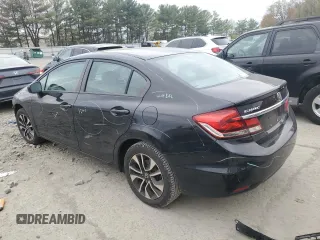 2014 Honda Civic Sedan EX with VIN 19XFB2F82EE264963, listed as a Copart auction lot 53520775 with 0 mi miles and Salvage Title. Bid and sale history available at carsss.com. Image 2.