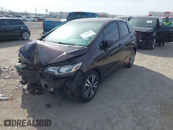 2017 Honda Fit EX-L with VIN JHMGK5H8XHS022733, listed as a IAAI auction lot 41814563 with 68,619 mi miles and . Bid and sale history available at DreamBid. Image 18.