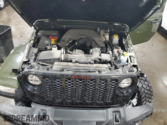 2021 Jeep Gladiator Willys z VIN 1C6HJTAG4ML615353, wystawiony jako Copart lot #59330675 z przebiegiem 40 353 mil mil oraz Szkoda całkowita • Salvage title. Historia ofert i sprzedaży dostępna na DreamBid. Obrazek 11.