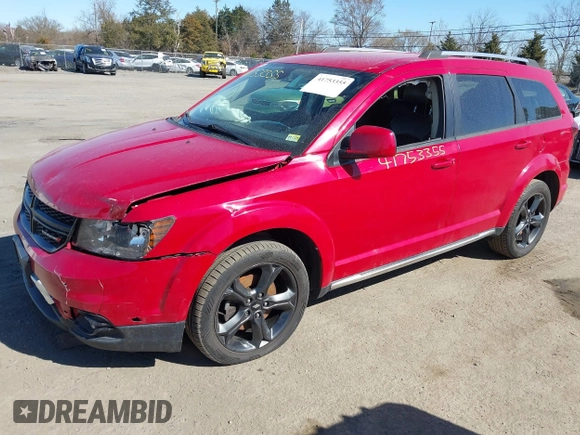 2018 Dodge Journey Crossroad with VIN 3C4PDDGG5JT371074, listed as a IAAI auction lot 41753355 with 122,353 mi miles and . Bid and sale history available at DreamBid. Image 22.