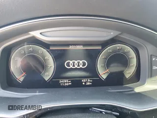 2023 Audi Q7 Premium Plus with VIN WA1LCBF71PD030402, listed as a Copart auction lot 46232265 with 24,295 mi miles and Salvage title. Bid and sale history available at DreamBid. Image 9.