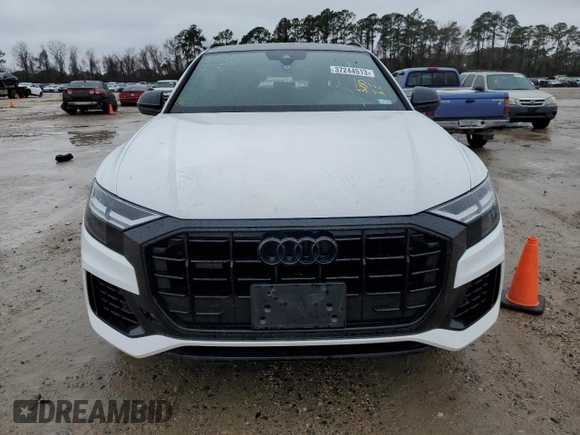 2019 Audi Q8 Premium with VIN WA1AVAF1XKD017065, listed as a Copart auction lot 37244513 with 54,174 mi miles. Bid and sale history available at carsss.com. Image 5.