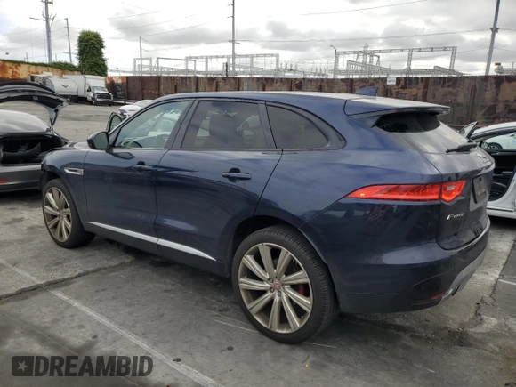 2017 Jaguar F-Pace S с VIN SADCM2BV5HA897722, выставлен на аукционе Copart как лот 55377925 с пробегом 71 548 миль миль и Списание • Salvage title. История ставок и продаж доступна на DreamBid. Изображение 2.