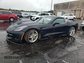 2015 Chevrolet Corvette 1LT with VIN 1G1YB2D73F5106866, listed as a Copart auction lot 66398114 with 0 mi miles and Salvage Title. Bid and sale history available at carsss.com. Image 1.
