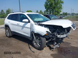 2019 Jeep Cherokee Latitude Plus with VIN 1C4PJMLN8KD167776, listed as a IAAI auction lot 42730399 with 59,548 mi miles and . Bid and sale history available at DreamBid. Image 1.