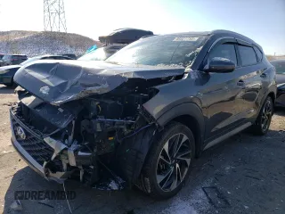 2020 Hyundai Tucson Limited z VIN KM8J33AL8LU188149, wystawiony jako Copart lot #46027755 z przebiegiem 36 849 mil mil oraz Nie do naprawy • Non repairable. Historia ofert i sprzedaży dostępna na DreamBid. Obrazek 1.