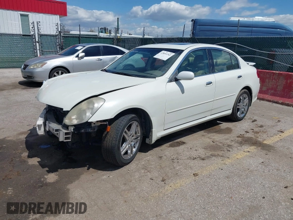 2005 Infiniti G35 with VIN JNKCV51F05M311537, listed as a IAAI auction lot 42051242 with 205,105 mi miles and . Bid and sale history available at carsss.com. Image 20.
