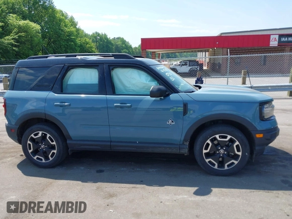 2021 Ford Bronco Sport Outer Banks with VIN 3FMCR9C61MRA00730, listed as a IAAI auction lot 42166062 with 81,946 mi miles and . Bid and sale history available at DreamBid. Image 12.