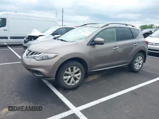 2012 Nissan Murano SV with VIN JN8AZ1MW6CW236317, listed as a IAAI auction lot 42113788 with 172,733 mi miles and . Bid and sale history available at DreamBid. Image 2.