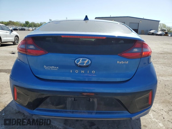 2017 Hyundai Ioniq SEL with VIN KMHC75LC8HU025126, listed as a Copart auction lot 52503575 with 290,114 mi miles and Salvage title. Bid and sale history available at DreamBid. Image 6.