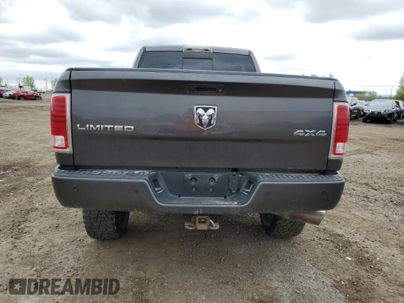 2015 Ram 2500 Longhorn with VIN 3C6UR5PL9FG602993, listed as a Copart auction lot 57518015 with 340,119 mi miles and Salvage title. Bid and sale history available at DreamBid. Image 6.