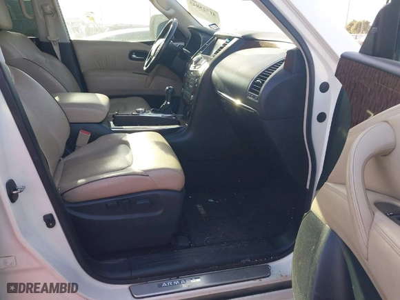 2018 Nissan Armada SL with VIN JN8AY2NC7J9556853, listed as a IAAI auction lot 41725845 with 102,476 mi miles. Bid and sale history available at carsss.com. Image 5.