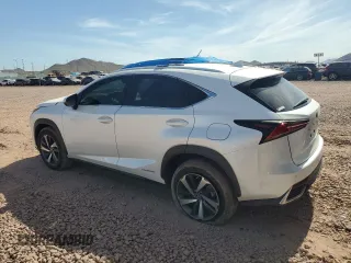 2021 Lexus NX 300h with VIN JTJGJRDZ6M5013303, listed as a Copart auction lot 58749335 with 25,676 mi miles and Salvage title. Bid and sale history available at DreamBid. Image 2.