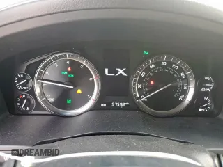 2017 Lexus LX 570 with VIN JTJHY7AX6H4237898, listed as a Copart auction lot 61805495 with 97,598 mi miles and Salvage title. Bid and sale history available at DreamBid. Image 9.