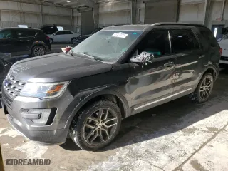 2017 Ford Explorer XLT with VIN 1FM5K8DH8HGA68530, listed as a Copart auction lot 41477015 with 131,244 mi miles and Salvage Title. Bid and sale history available at carsss.com. Image 1.
