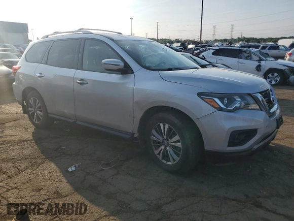 2018 Nissan Pathfinder S with VIN 5N1DR2MN3JC614612, listed as a Copart auction lot 62236595 with Not provided miles and Clean title. Bid and sale history available at DreamBid. Image 4.