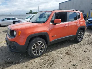 2017 Jeep Renegade Latitude z VIN ZACCJBBB0HPE44263, wystawiony jako Copart lot #58490605 z przebiegiem 110 555 mil mil oraz Nie do naprawy. Historia ofert i sprzedaży dostępna na DreamBid. Obrazek 1.
