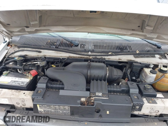 2007 Ford Econoline Cargo Commercial with VIN 1FTNE24W57DB33258, listed as a IAAI auction lot 42393068 with 152,700 mi miles and . Bid and sale history available at DreamBid. Image 10.