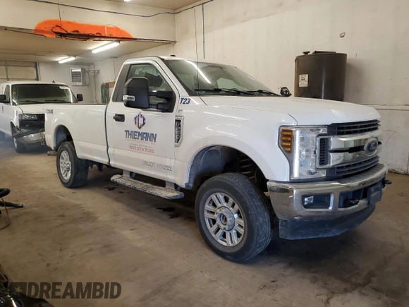 2019 Ford Super Duty F-250 SRW XL with VIN 1FTBF2B6XKED11932, listed as a Copart auction lot 43020845 with 79,582 mi miles and Salvage Title. Bid and sale history available at carsss.com. Image 4.