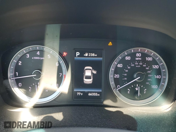 2018 Hyundai Sonata SEL with VIN 5NPE34AF8JH665076, listed as a Copart auction lot 52882695 with 66,332 mi miles and Salvage Title. Bid and sale history available at DreamBid. Image 9.