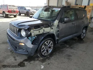 2017 Jeep Renegade Latitude with VIN ZACCJABB3HPG16179, listed as a Copart auction lot 53154935 with 101,314 mi miles and Salvage Title. Bid and sale history available at carsss.com. Image 1.