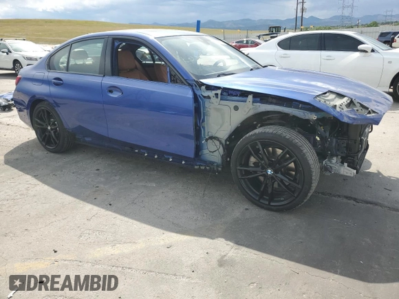 2023 BMW 3 Series 330i xDrive with VIN 3MW89FF01P8C84206, listed as a Copart auction lot 63059275 with Not provided miles and Salvage title. Bid and sale history available at DreamBid. Image 4.