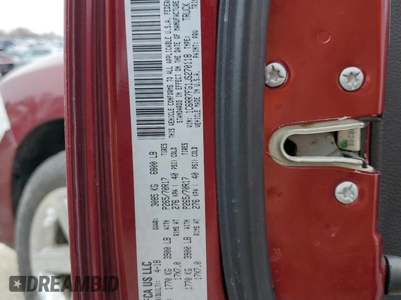 2018 Ram 1500 Express with VIN 1C6RR7FG1JS270118, listed as a Copart auction lot 45672575 with 100,779 mi miles and Salvage Title. Bid and sale history available at carsss.com. Image 12.