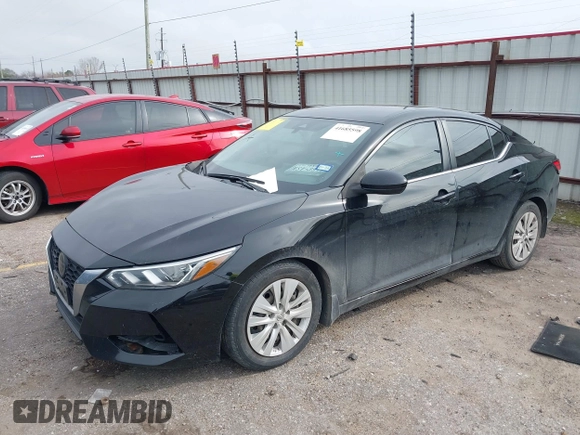 2020 Nissan Sentra S with VIN 3N1AB8BV0LY261731, listed as a IAAI auction lot 41685598 with 110,452 mi miles. Bid and sale history available at carsss.com. Image 17.
