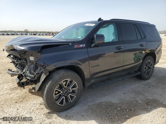 2023 Chevrolet Tahoe Z71 with VIN 1GNSKPKD4PR420515, listed as a Copart auction lot 47783215 with 38,342 mi miles and Salvage Title. Bid and sale history available at carsss.com. Image 1.