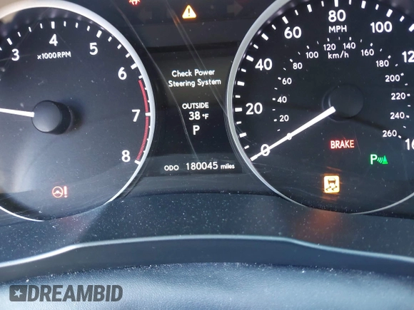 2013 Lexus ES 4dr Sdn with VIN JTHBK1GG5D2044256, listed as a IAAI auction lot 41924151 with 180,045 mi miles. Bid and sale history available at carsss.com. Image 7.