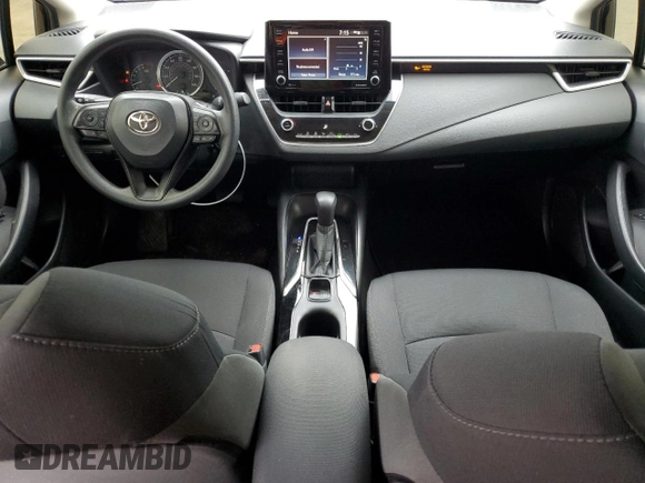 2022 Toyota Corolla LE with VIN JTDEPMAE5NJ215149, listed as a Copart auction lot 55515325 with 107,990 mi miles and Salvage Title. Bid and sale history available at carsss.com. Image 8.