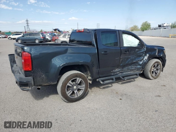 2018 Chevrolet Colorado 2WD Work Truck with VIN 1GCGSBEN9J1182530, listed as a Copart auction lot 61832225 with 74,668 mi miles and Salvage title. Bid and sale history available at DreamBid. Image 3.