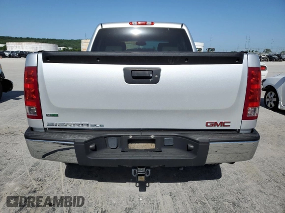 2012 GMC Sierra 1500 SLE with VIN 3GTP1VE0XCG160680, listed as a Copart auction lot 57332435 with 133,794 mi miles and Salvage title. Bid and sale history available at DreamBid. Image 6.