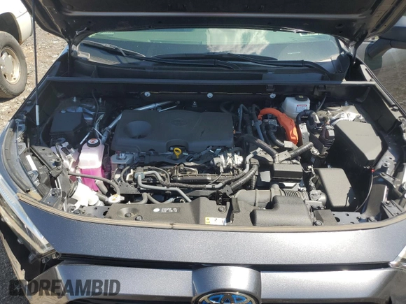 2023 Toyota RAV4 Hybrid LE with VIN JTMLWRFV5PD170957, listed as a Copart auction lot 62068505 with 7,880 mi miles and Salvage title. Bid and sale history available at DreamBid. Image 12.