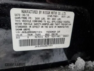 2016 Infiniti QX50 with VIN JN1BJ0RR0GM271914, listed as a Copart auction lot 82159683 with 46,930 mi miles and Salvage Title. Bid and sale history available at carsss.com. Image 13.