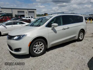 2020 Chrysler Pacifica Touring L with VIN 2C4RC1BG8LR111680, listed as a Copart auction lot 54563535 with 129,566 mi miles and Salvage title. Bid and sale history available at DreamBid. Image 1.