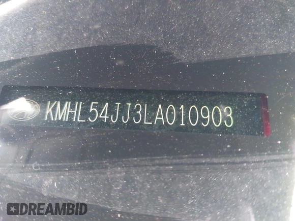 2020 Hyundai Sonata Hybrid Limited with VIN KMHL54JJ3LA010903, listed as a IAAI auction lot 41868242 with 3,138 mi miles. Bid and sale history available at carsss.com. Image 17.