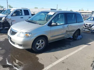 2003 Mazda MPV LX with VIN JM3LW28A930359444, listed as a IAAI auction lot 41949297 with 189,346 mi miles. Bid and sale history available at carsss.com. Image 2.