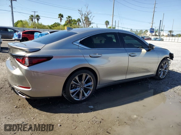 2020 Lexus ES 350 F Sport z VIN 58AGZ1B15LU077898, wystawiony jako Copart lot #49186285 z przebiegiem 38 895 mil mil oraz Szkoda całkowita • Salvage title. Historia ofert i sprzedaży dostępna na DreamBid. Obrazek 3.