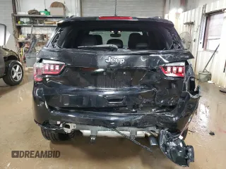 2021 Jeep Compass 80th Anniversary with VIN 3C4NJCEBXMT511903, listed as a Copart auction lot 43438945 with 32,852 mi miles and Salvage Title. Bid and sale history available at carsss.com. Image 6.