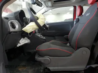 2018 FIAT 500 Pop with VIN 3C3CFFKH4JT525847, listed as a Copart auction lot 41341845 with 15,566 mi miles and Salvage Title. Bid and sale history available at carsss.com. Image 7.