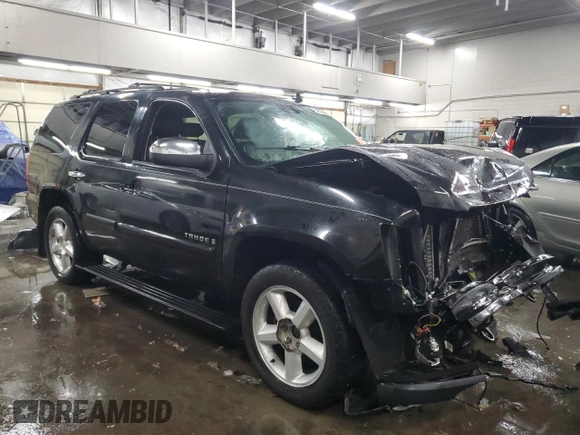 2007 Chevrolet Tahoe LT with VIN 1GNFK13097J359042, listed as a Copart auction lot 45134345 with Not provided miles and Salvage title. Bid and sale history available at DreamBid. Image 4.