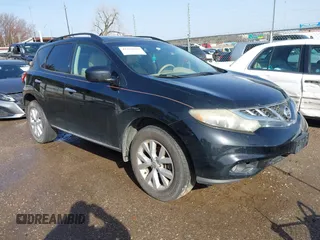 2012 Nissan Murano S with VIN JN8AZ1MW0CW201952, listed as a IAAI auction lot 41718505 with 188,682 mi miles. Bid and sale history available at carsss.com. Image 1.