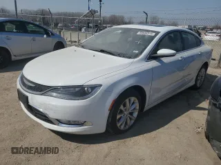 2016 Chrysler 200 C with VIN 1C3CCCCB4GN147409, listed as a Copart auction lot 49275705 with 125,702 mi miles and Salvage Title. Bid and sale history available at carsss.com. Image 1.