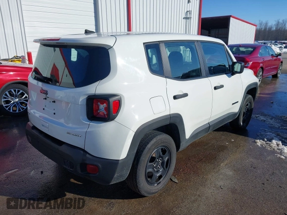 2021 Jeep Renegade Jeepster with VIN ZACNJDAB0MPN28743, listed as a IAAI auction lot 41354556 with 35,738 mi miles and . Bid and sale history available at DreamBid. Image 4.