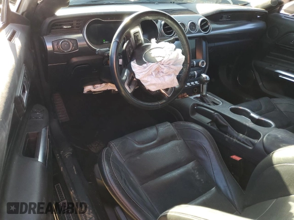 2022 Ford Mustang Mach 1 with VIN 1FA6P8R08N5555446, listed as a Copart auction lot 53300445 with 66,139 mi miles and Salvage title. Bid and sale history available at DreamBid. Image 8.
